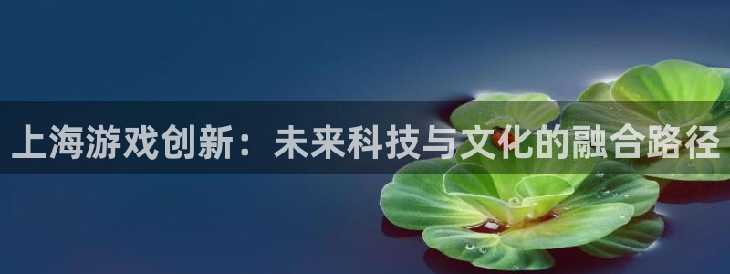 沐鸣2撤35994还和：上海游戏创新：未来科技与文化的融合路径