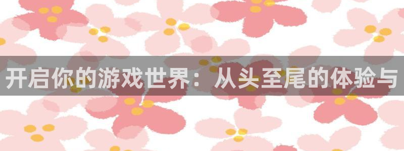 沐鸣娱乐2是正规平台么吗：开启你的游戏世界：从头至尾的体验与